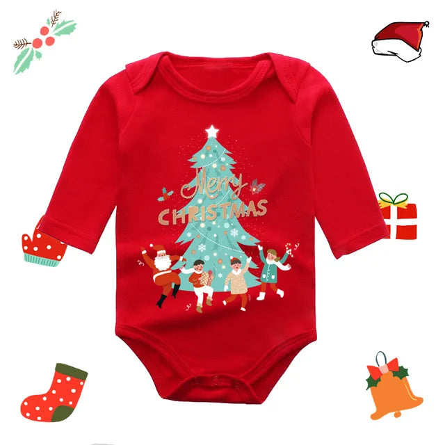 Christmas Rompers Bodysuit