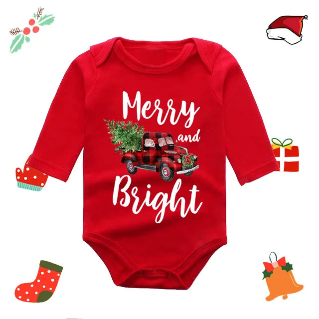 Christmas Rompers Bodysuit