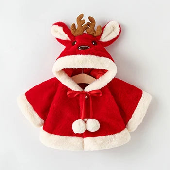 Christmas Elk Plush Jacket