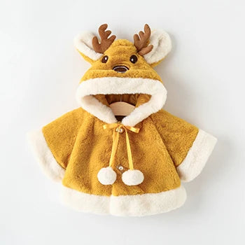 Christmas Elk Plush Jacket