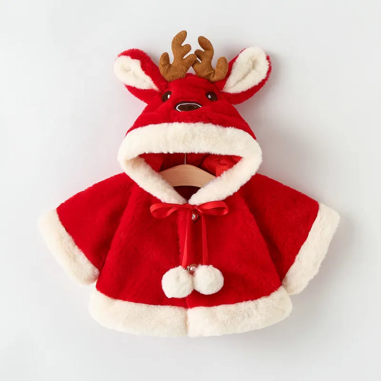 Christmas Elk Plush Jacket