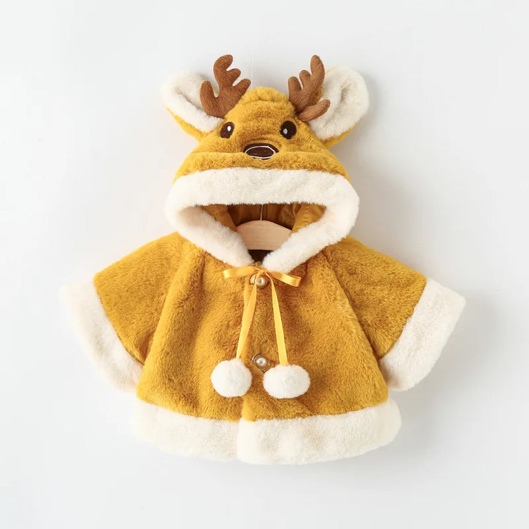 Christmas Elk Plush Jacket
