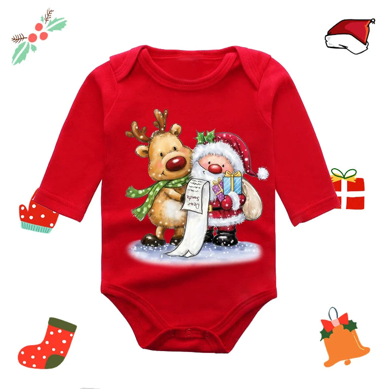 Christmas Rompers Bodysuit