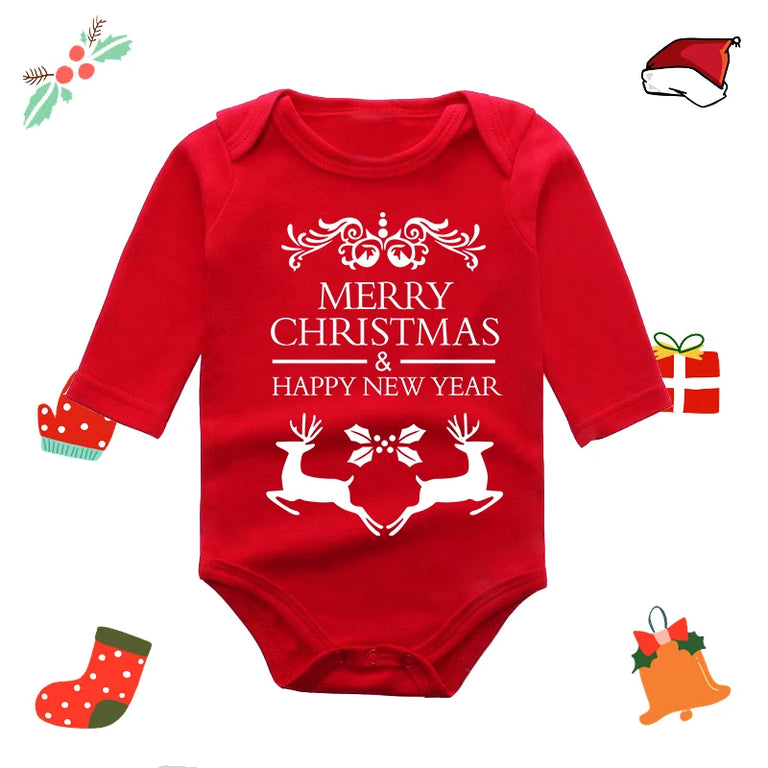 Christmas Rompers Bodysuit