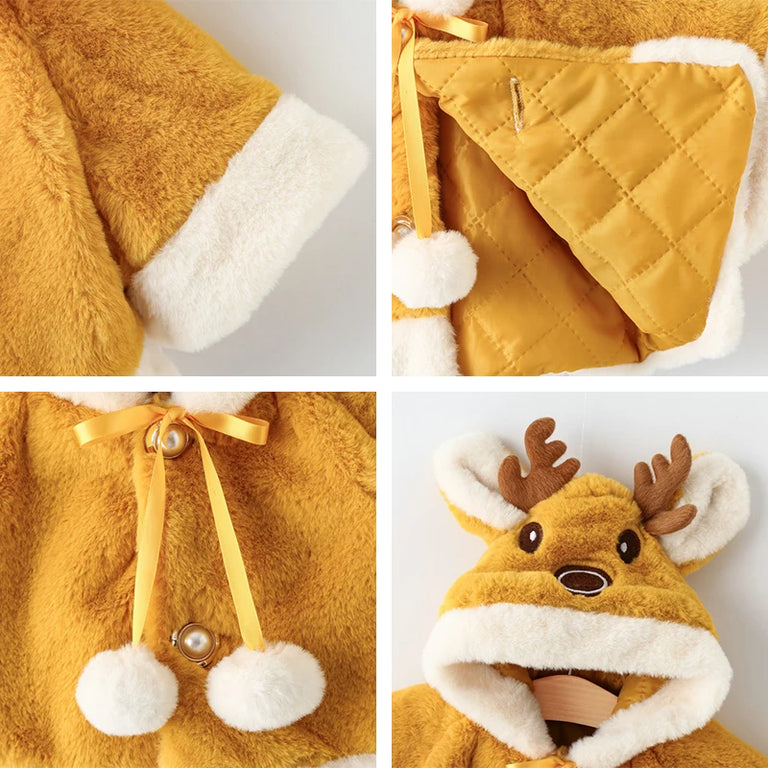 Christmas Elk Plush Jacket