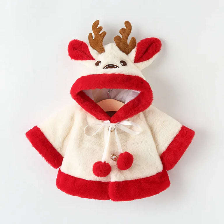 Christmas Elk Plush Jacket