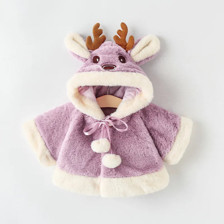 Christmas Elk Plush Jacket