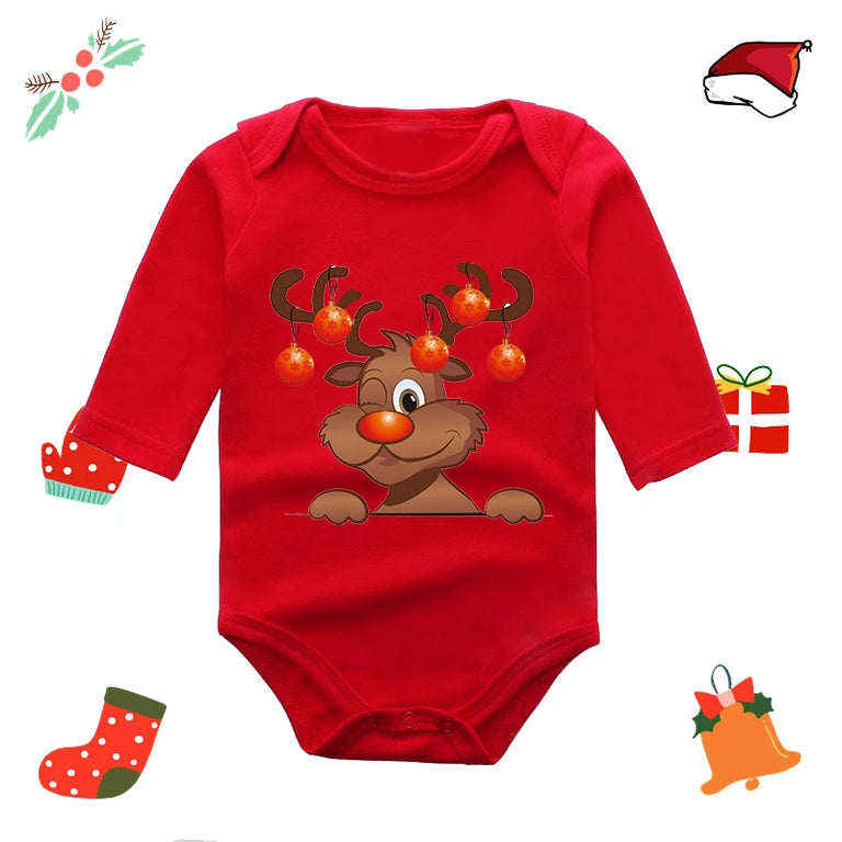 Christmas Rompers Bodysuit
